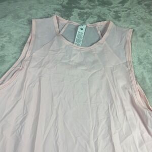 NWT Lululemon Women's 8 Sculpt Tank Pink Mesh Lightweight Athletic Top LW1FM4S
